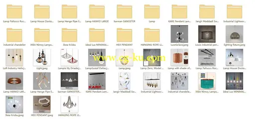 144个高精度室内灯具集合3dsky出品的模型的图片5