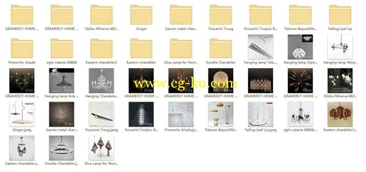 144个高精度室内灯具集合3dsky出品的模型的图片6