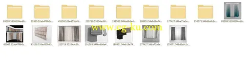 8个高精度实用3dsky出品窗帘模型的图片1