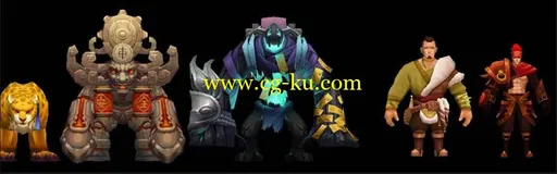 3dsmax人物模型中国风木偶风格模型的图片2