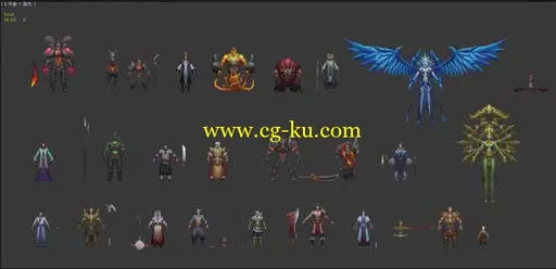 手游新天龙八部人物游戏模型的图片1