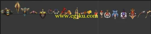 3dsmax游戏模型神魔武器免费下载的图片1