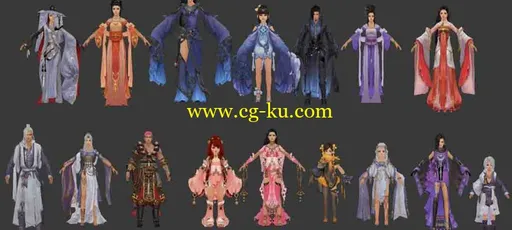 剑网三精品3D模型合集的图片1