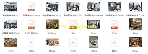 服装店、箱包店3D场景的图片1