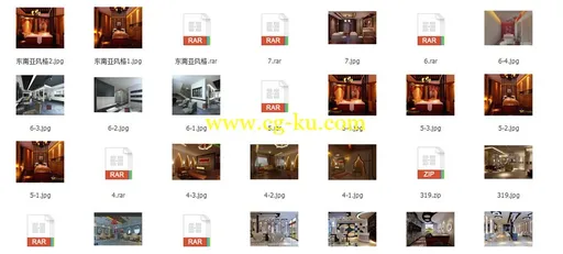 30个理发店3D场景的图片1