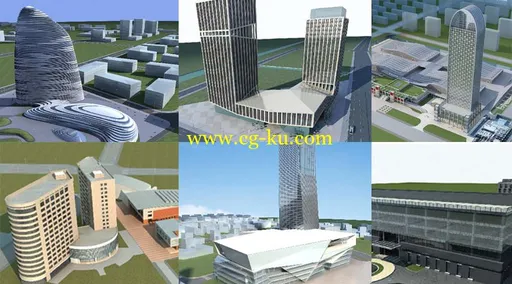 32个3D建筑模型集合的图片1 32个3D建筑模型集合的图片1