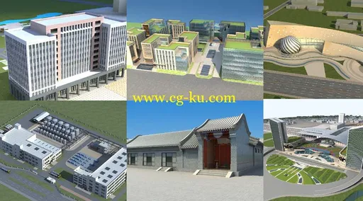 32个3D建筑模型集合的图片3 32个3D建筑模型集合的图片3