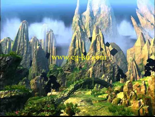 14个卡通梦幻唯美3dsmax场景集合的图片1