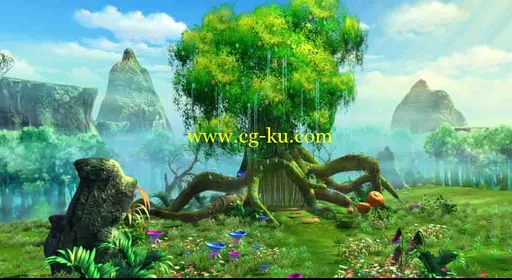 14个卡通梦幻唯美3dsmax场景集合的图片3