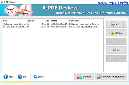 A-PDF PDF Deskew 3.5.4的图片1