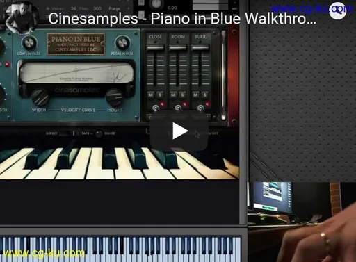 Cinesamples Piano in Blue v2.3b KONTAKT的图片1