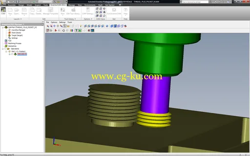 Inventorcam 2013 SP3 Build 49662 x64 制造业全面解决方案的图片1