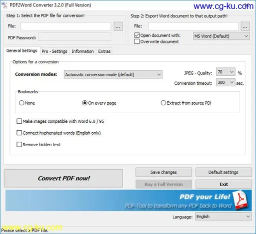 7-PDF PDF2Word Converter 3.7.0.174的图片1