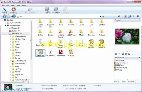 Comfy File Recovery 3.9 Multilingual 磁盘分区和数据恢复的图片2