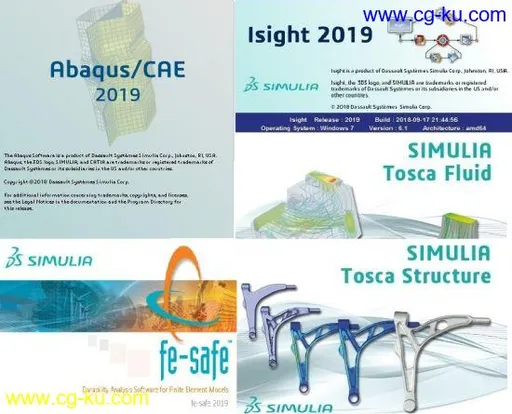 DS SIMULIA Suite 2019 HF5 (Abaqus/Isight/Fe-safe/Tosca) Update Only x64的图片1