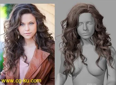 Tarkan Sarim Patreon – Core Xgen and Interactive Xgen IGS female long hair grooming的图片1