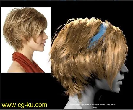 Tarkan Sarim Patreon – Interactive Xgen IGS female short hair grooming的图片1