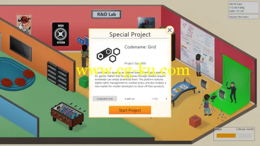 经营模拟类游戏 Greenheart Games Game Dev Tycoon v1.3.9 GAME-Lz0的图片2