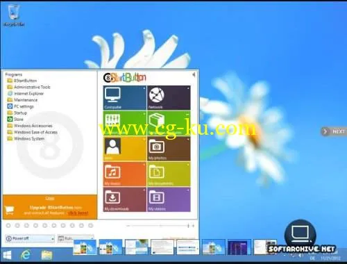 8StartButton 2.6.3 Final Win8开始菜单工具的图片1