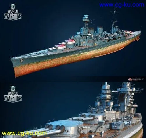 World of Warships 3D-Models Collection的图片1