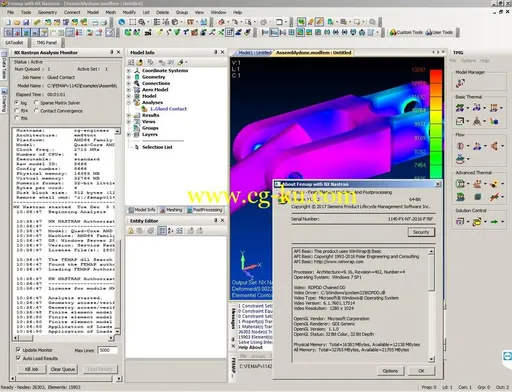 Siemens FEMAP 11.4.2 with NX Nastran的图片2