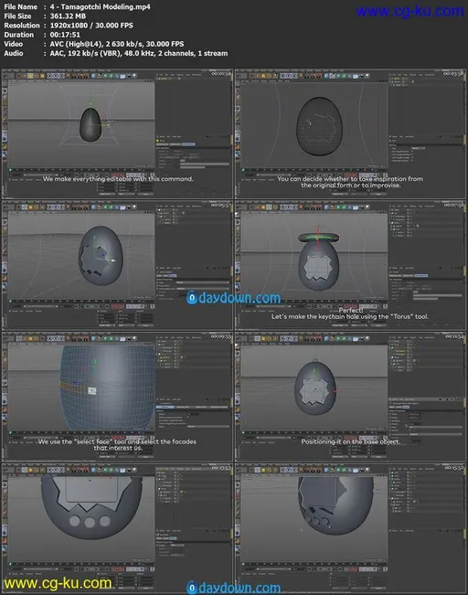 3D Modeling of a Tamagotchi – Concept Design的图片1