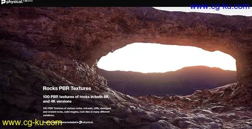 CGAxis 8K PBR Textures Collection Volume 19 – Rocks的图片1