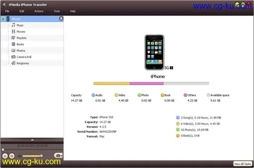 4Media iPhone Transfer 5.7.30.20200221的图片1