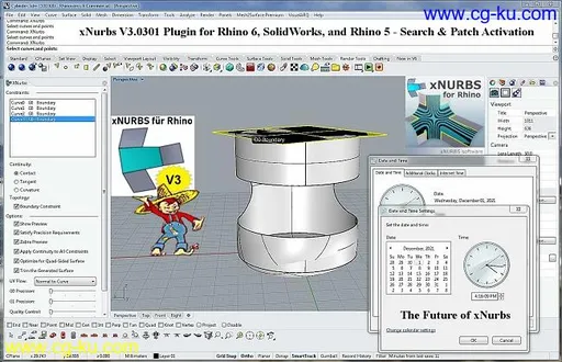 xNurbs V3.0301 Plugin for Rhino and SolidWorks Win的图片1