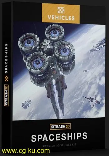 Kitbash3D – Veh: Spaceships的图片1