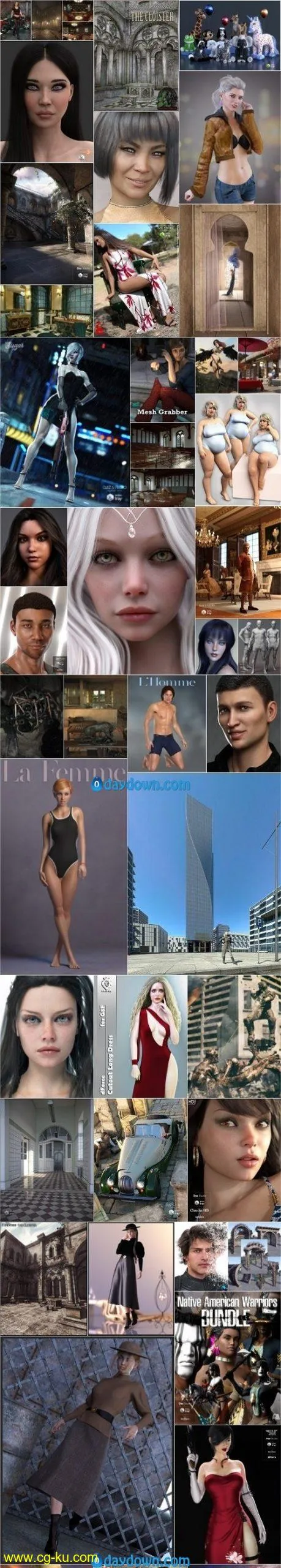 Daz 3D, Poser Bundle 2 April 2020的图片1