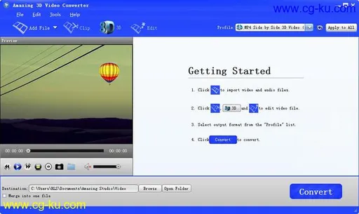 Amazing 3D Video Converter 11.8的图片1
