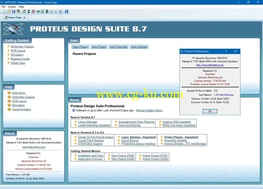 Proteus 8.7 SP3 Pro的图片1
