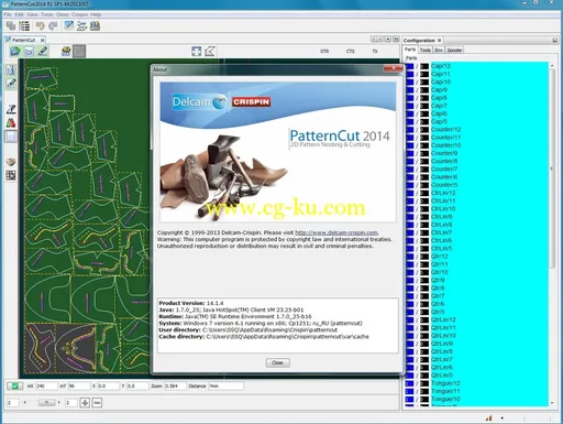Delcam Crispin PatternCut 2014 R1 SP1 MULTILANG x86/x64的图片2