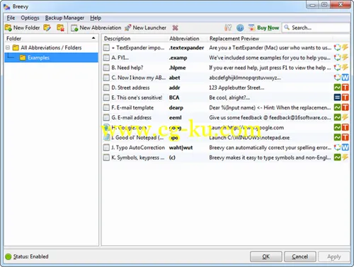 16 Software Breevy 3.37的图片1