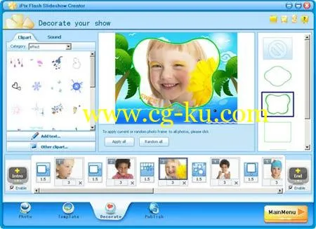 iPixSoft Flash Slideshow Creator 4.6.0.0的图片1