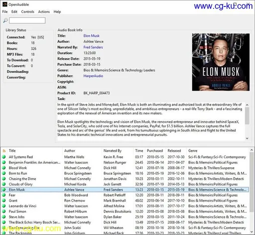 OpenAudible 2.2 x64的图片1