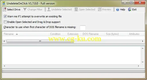 2BrightSparks UndeleteOnClick 1.7.0.0的图片2