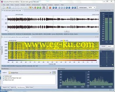 Acoustica Premium Edition Audio Editor 6.0.14 音频编辑与后期制作的图片1