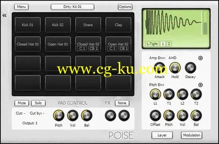 One Small Clue Poise VSTi v1.1.50.48 鼓采样机的图片1