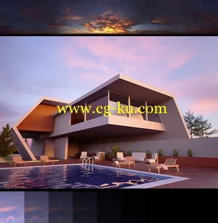 3DOcean – Realsky HDRI Sunset 1710的图片1