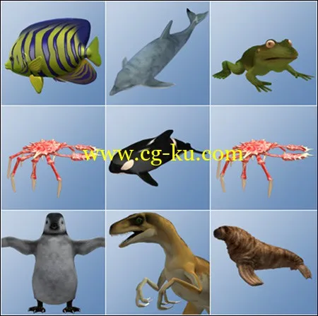 Poser 2012 Pro Content – Poser Animals的图片1