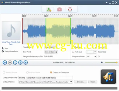 Xilisoft iPhone Ringtone Maker 3.2.12 Multilanguage的图片1