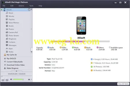 Xilisoft iPod Magic Platinum 5.4.12.20130613 多国语言含中文的图片1