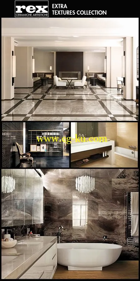 3D Rex Ceramic and Tile Textures的图片1