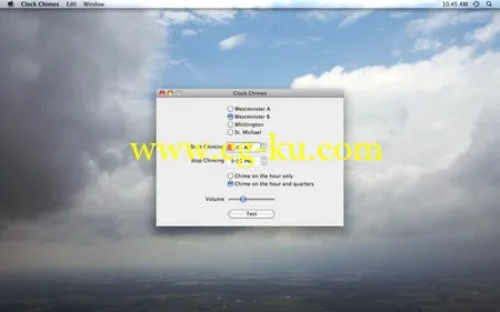 Clock Chimes v5.2.1 Multilingual MacOSX的图片1