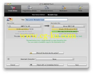 Tri-BACKUP 6.4.1 Mac Os X 数据备份软件的图片1
