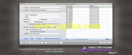 A Better Finder Rename 9.21 MacOsX的图片1