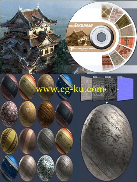 3D Total Textures V9:R2 – Ancient Tribes & Civilizations的图片1
