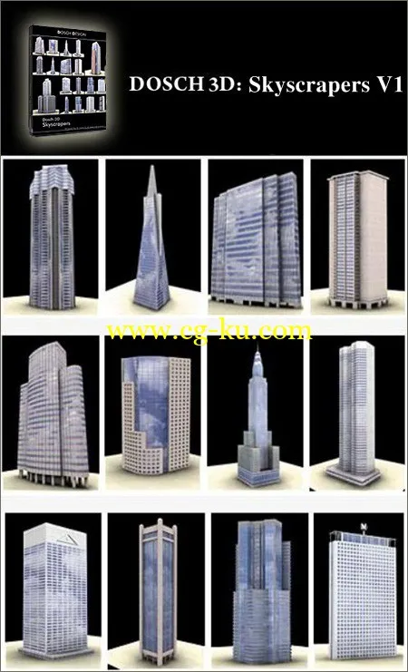 DOSCH DESIGN – 3D: Skyscrapers V1的图片1